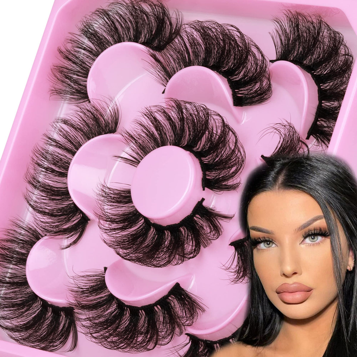 Focipeysa dramatic eyelashes 22mm DCurl closeup shows bold, natural-looking daily drama