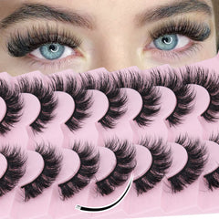 Focipeysa ellipse-shaped flat lashes deliver lightweight 3D definition.