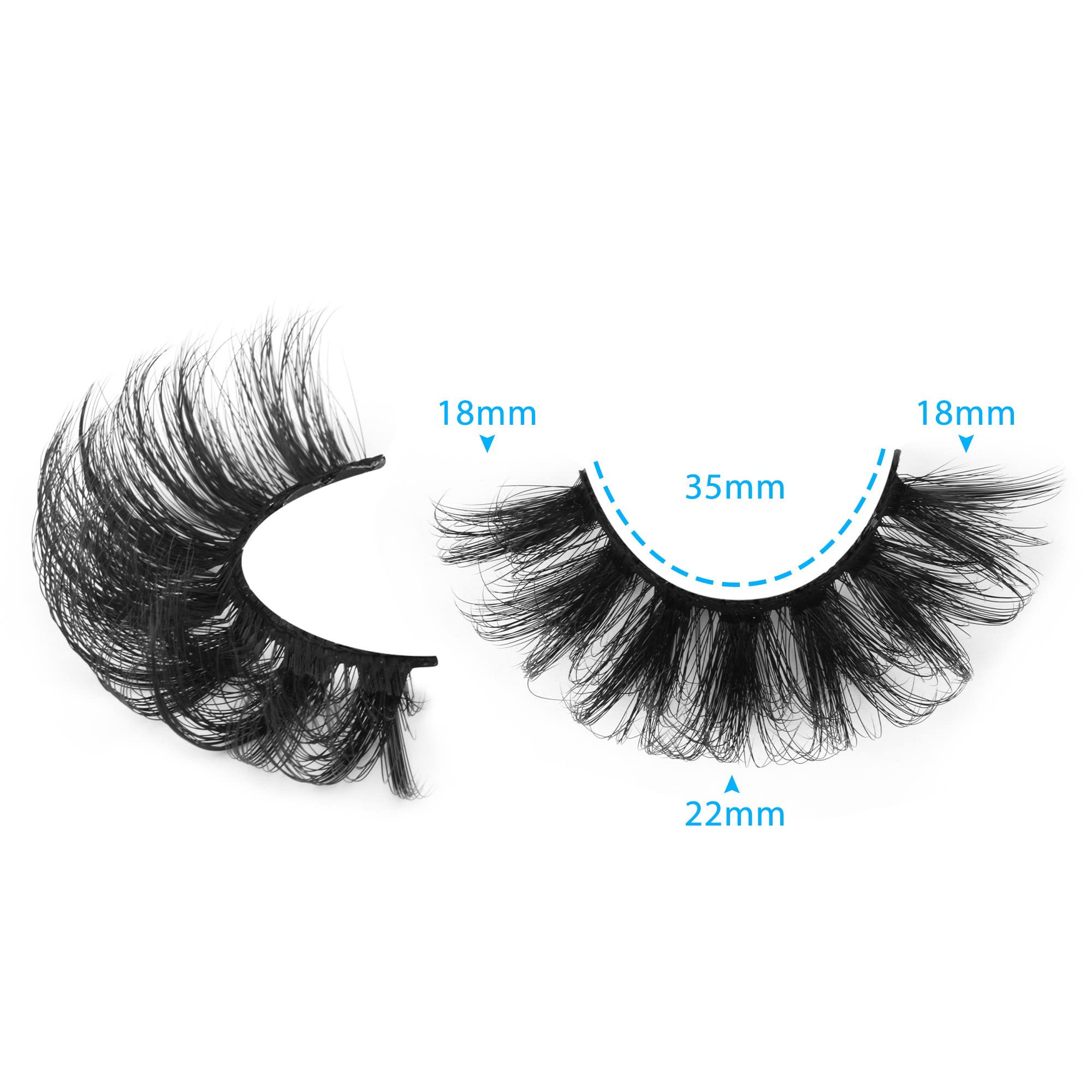 Focipeysa handcrafted band DCurl lashes on tidy display for easy application