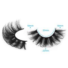 Focipeysa handcrafted band DCurl lashes on tidy display for easy application