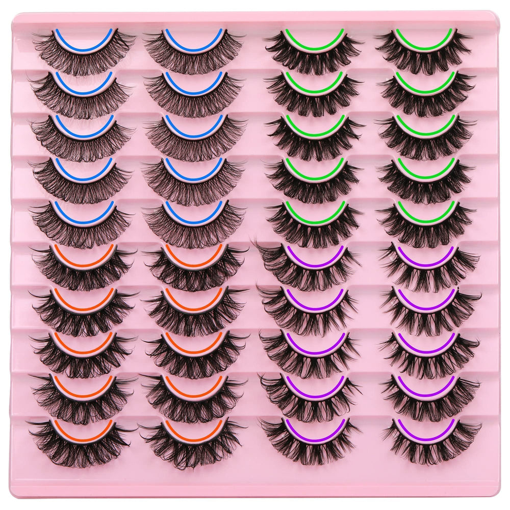 Focipeysa handmade lashes premium synthetic fibers delivering lightweight feathered effect