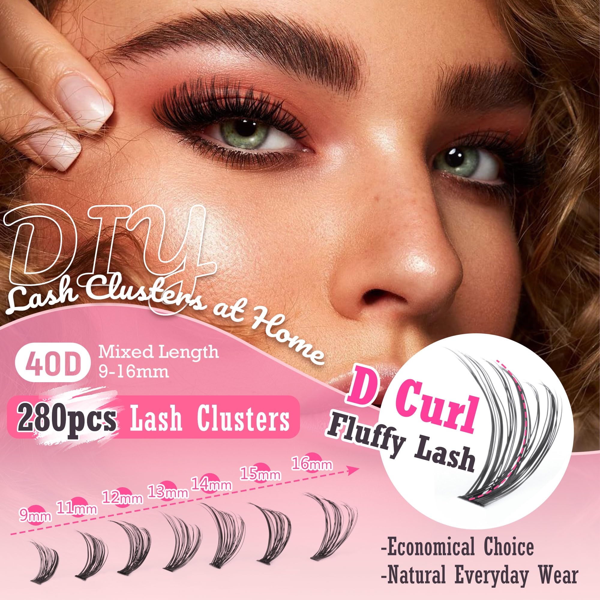 Focipeysa lash bond and seal bottles highlight strong, long-lasting hold.