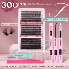 Focipeysa lash clusters 60D-70D-80D deliver fluffy dimension for wispy, comfortable wear.