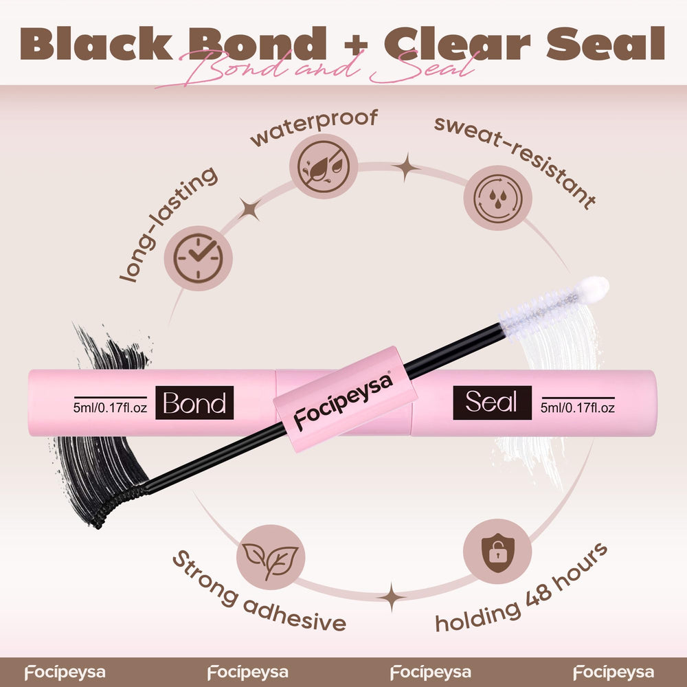 Focipeysa lash tweezers provide precise control for easy cluster placement.