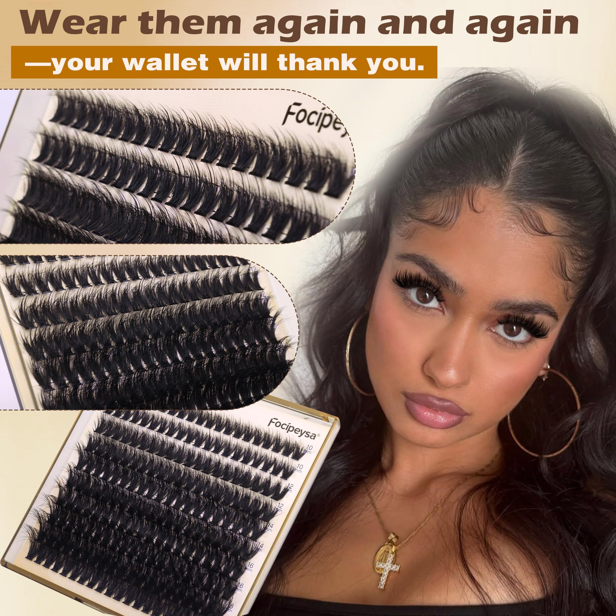 Focipeysa-matte-black-d-curl close-up showcases natural-looking curl and comfortable wear.