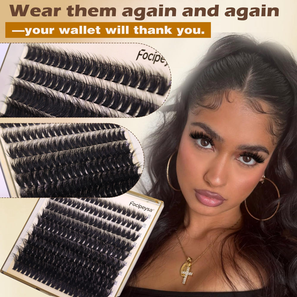 Focipeysa-matte-black-d-curl close-up showcases natural-looking curl and comfortable wear.
