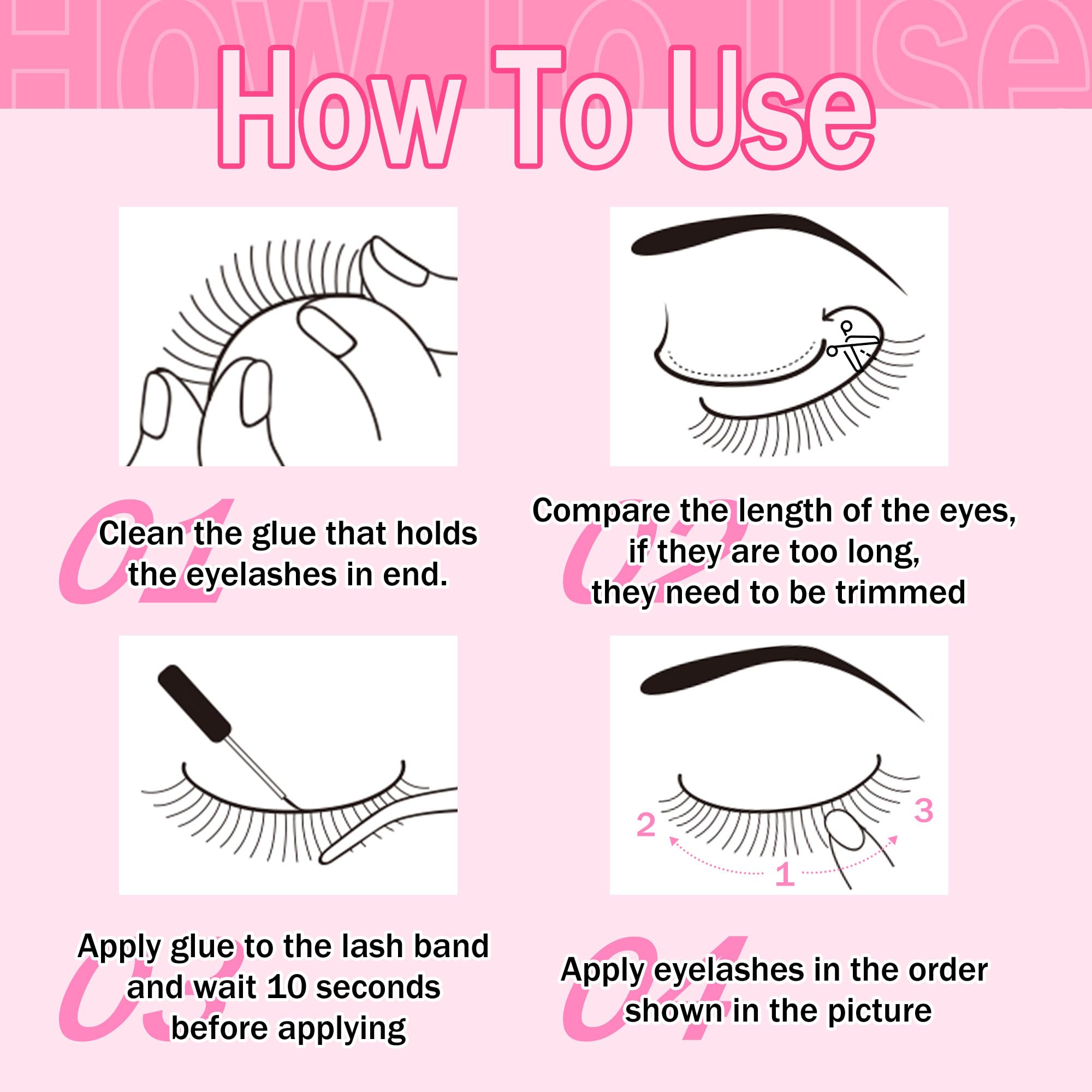Focipeysa packaging 7-pair natural lashes image shows value and consistent quality.