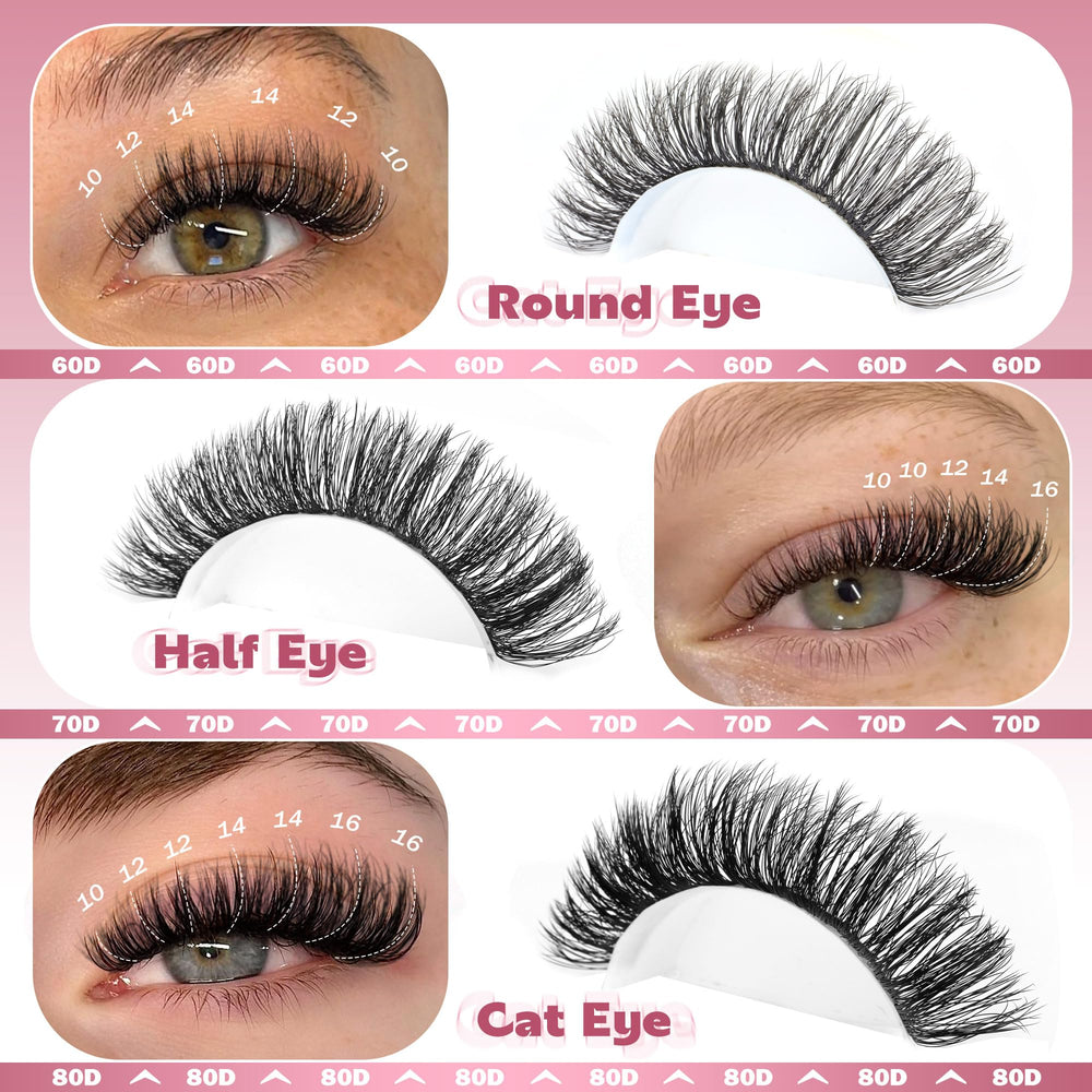 Focipeysa synthetic mink fiber lashes feel soft and comfortable against the eyelid.