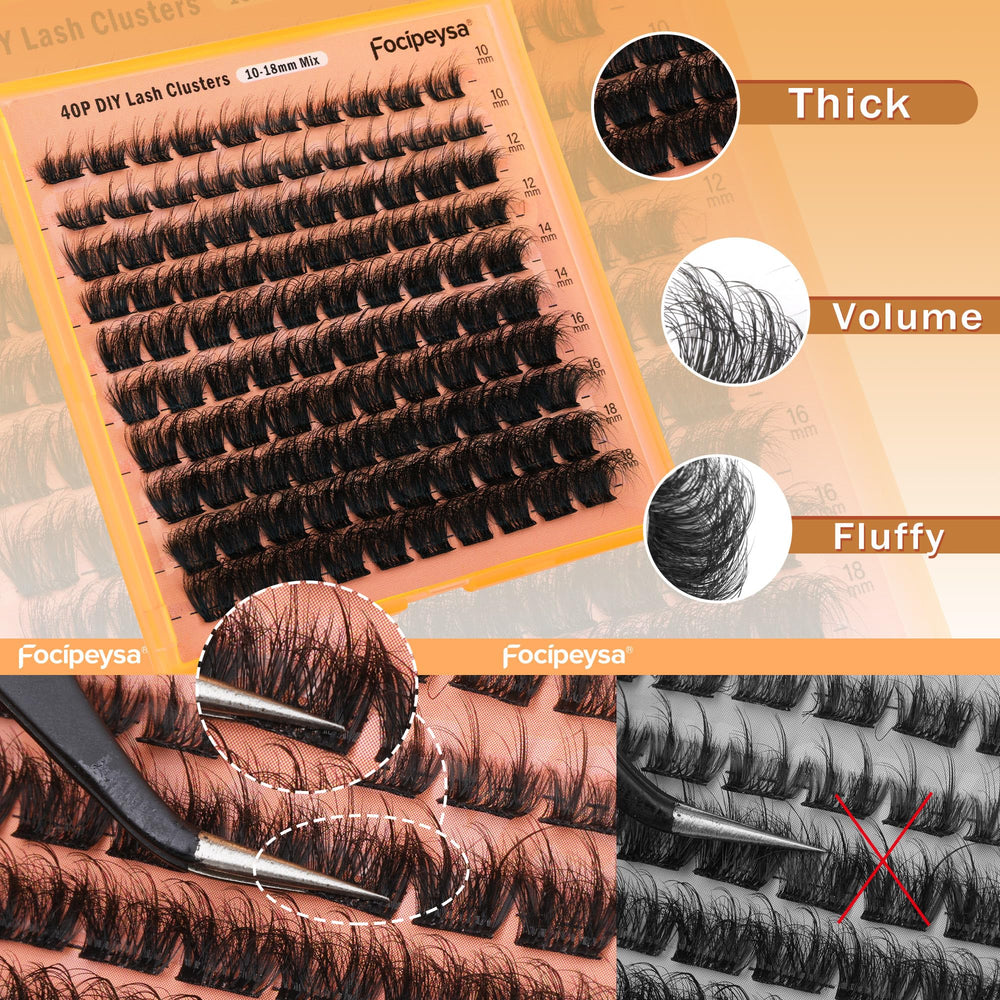At-home use scene shows simple DIY lash application.