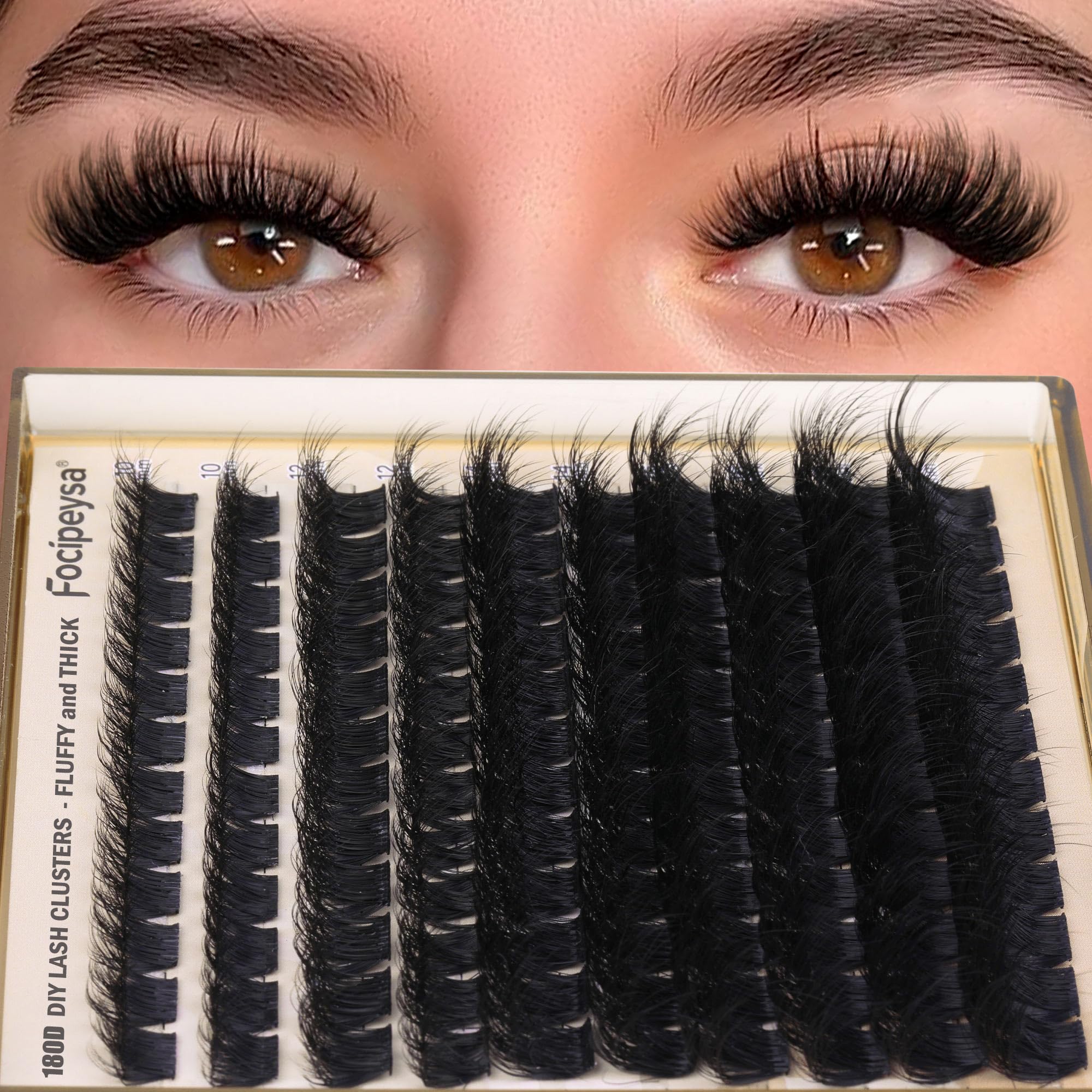 Focipeysa lashes are waterproof and long lasting for daily wear