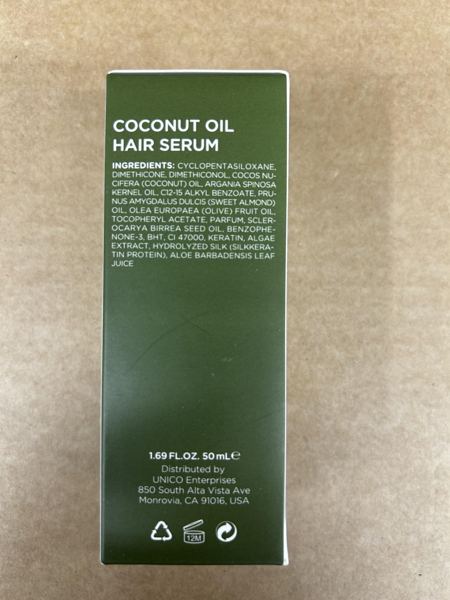 Focus Perfect Hair Coconut Oil Serum finished look with glossy strands.