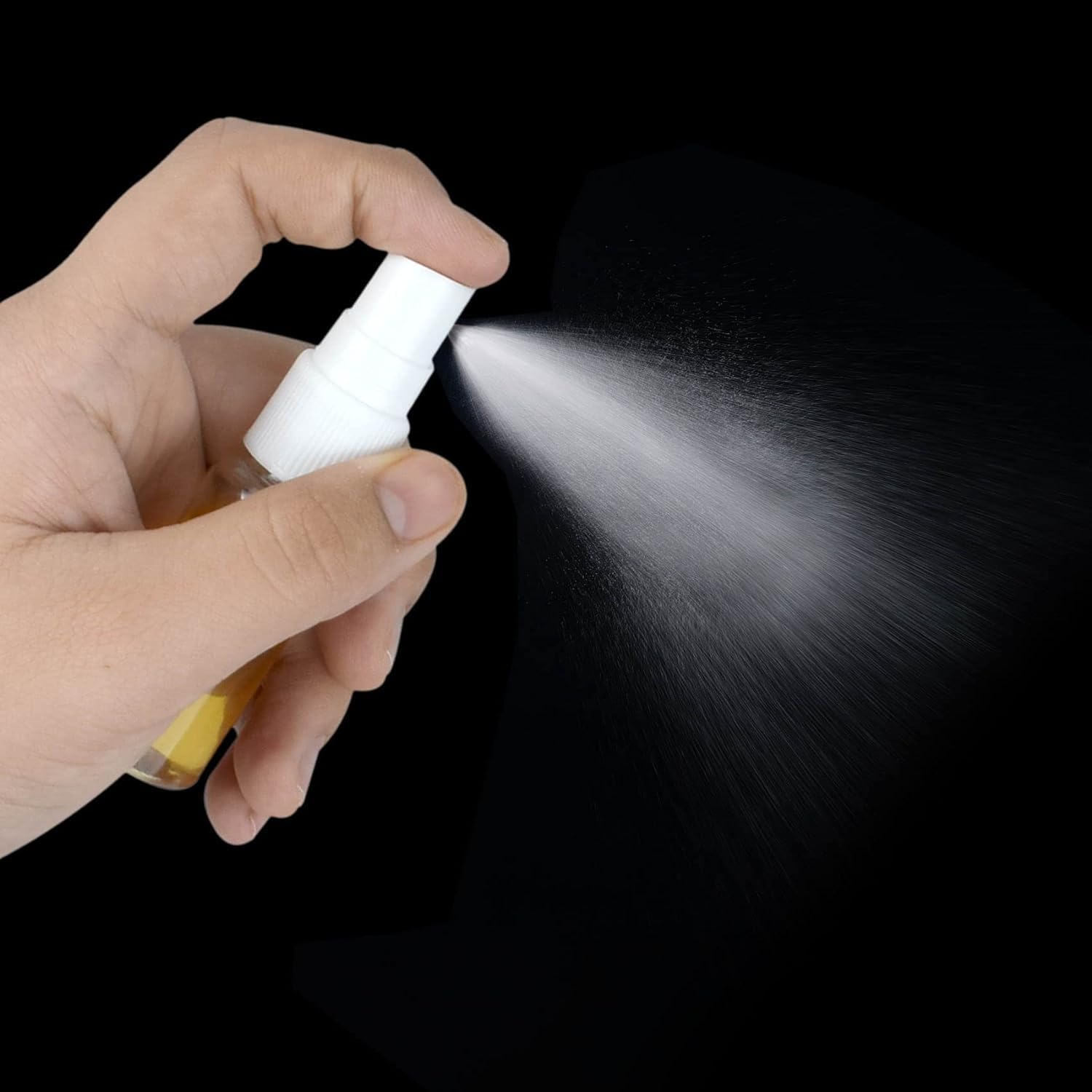 FOHOLA mini spray bottle cap keeps contents secure and spill-free.