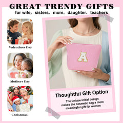 Fohufo Cherry Blossom Pink bag featuring initials for a thoughtful gift option.