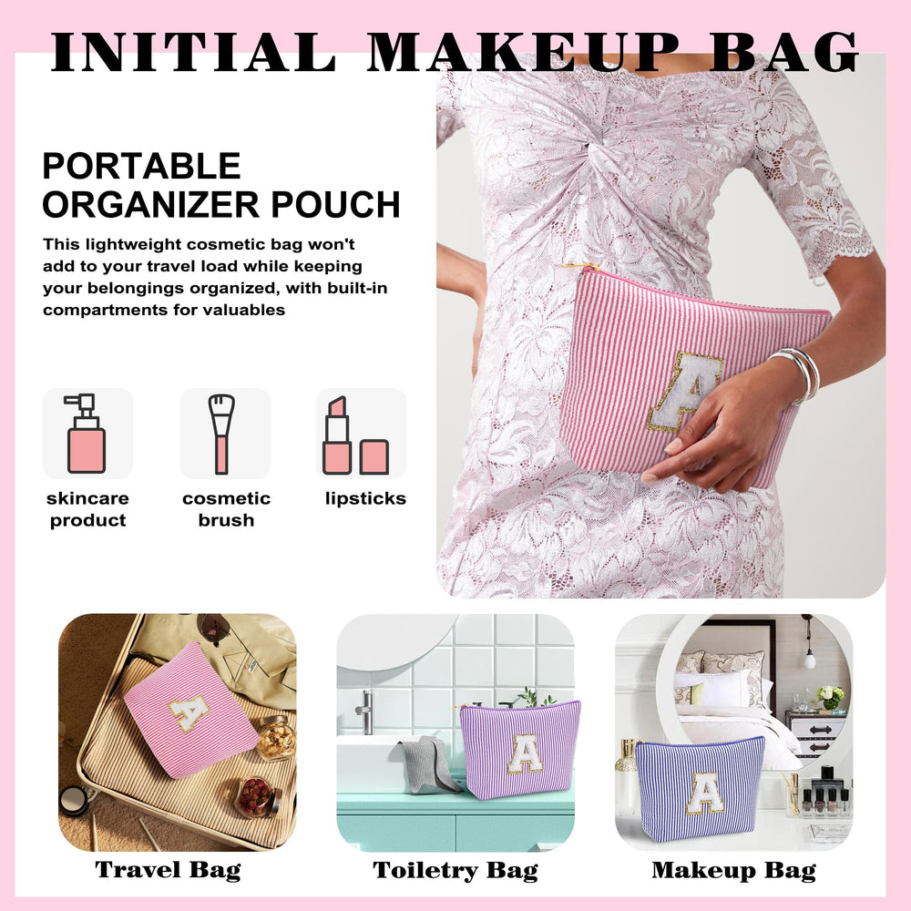 Fohufo cosmetic bag in cherry blossom pink adds vibrant travel style
