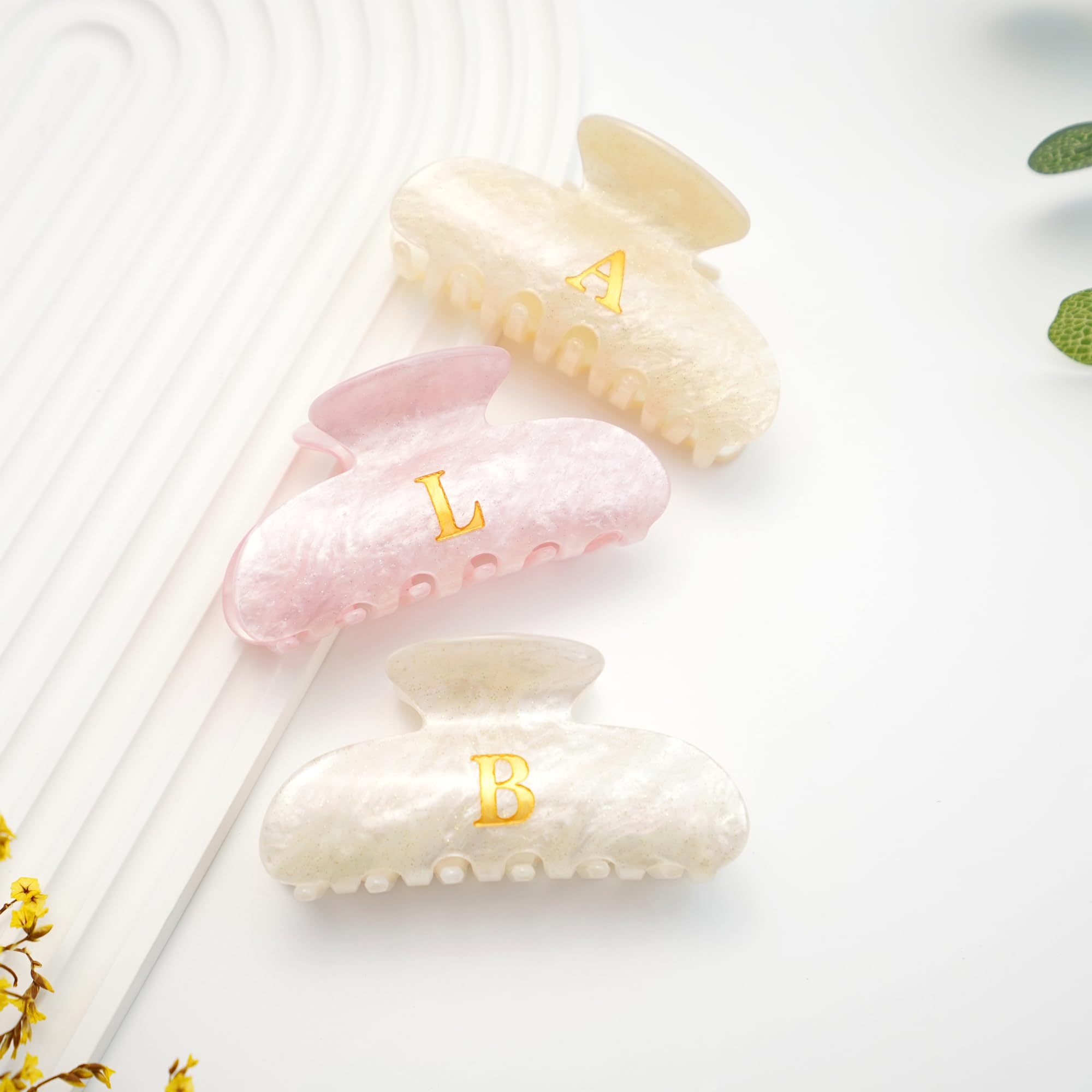 Fohufo durable acrylic hair clip offers smooth snag-free styling