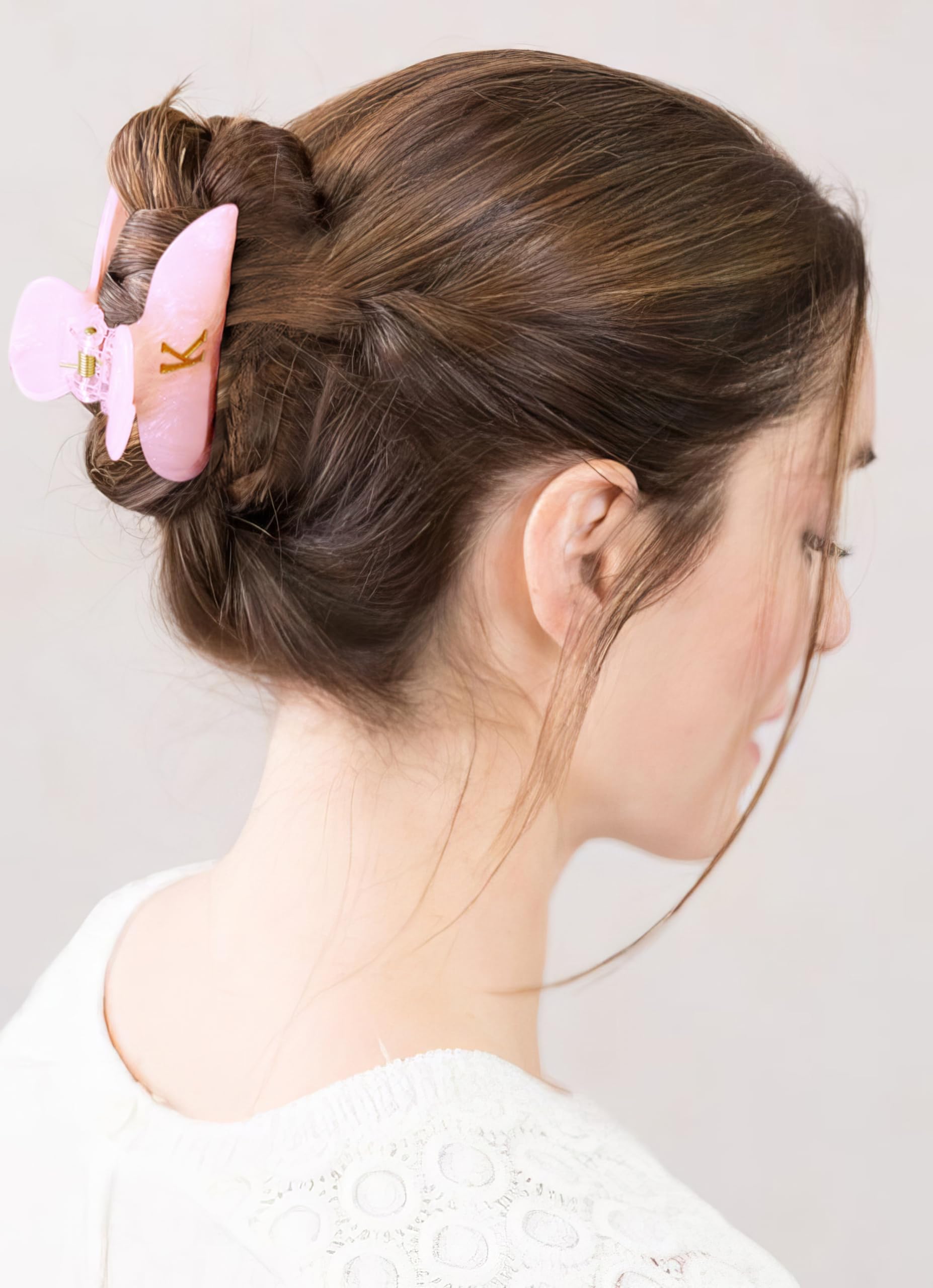 Fohufo fashion glitter claw clip shines for party-ready hairstyles
