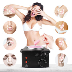 Folconroad dual-pot warmer enables melting two wax types simultaneously.