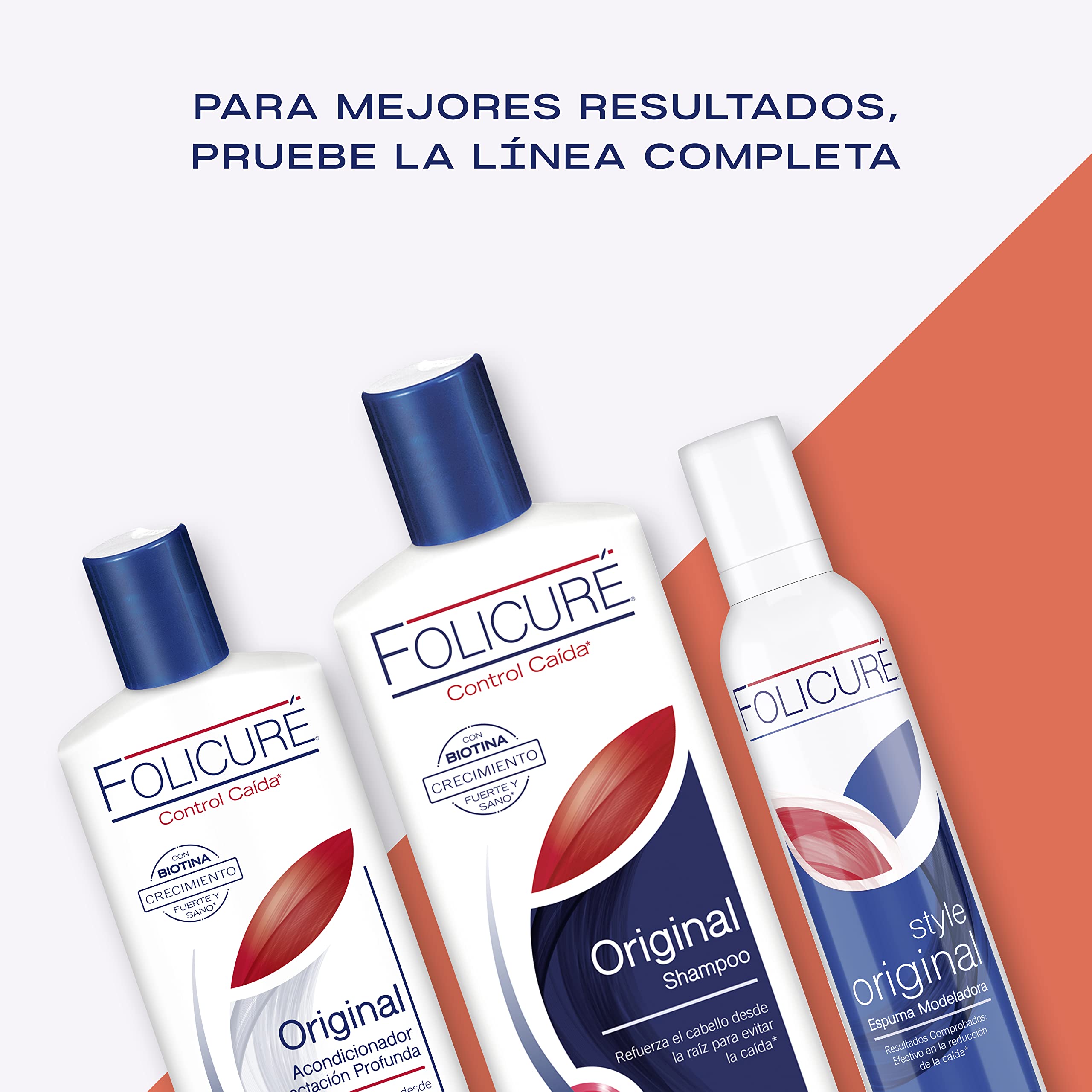 Folicure Shampoo scalp cleansing action on the crown area