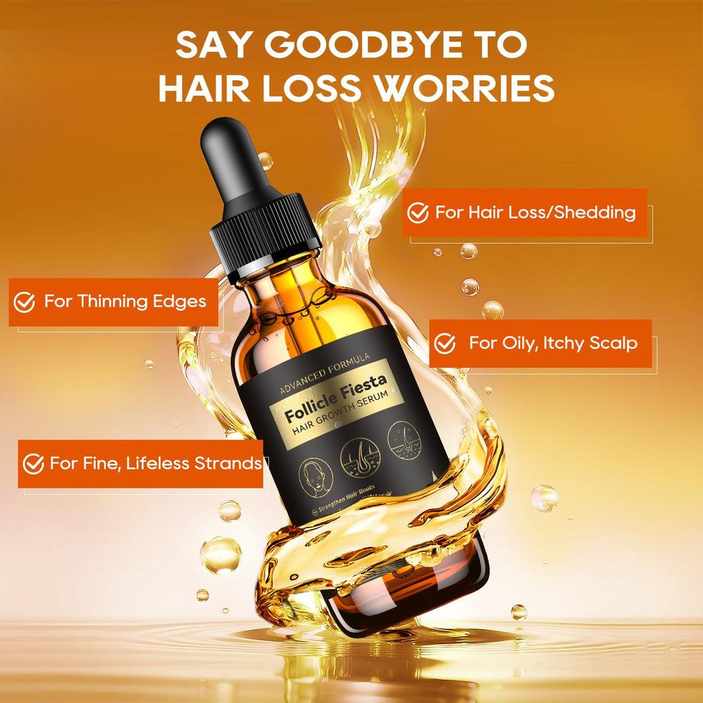 Folivive serum with greenery and droplets illustrating freshness.