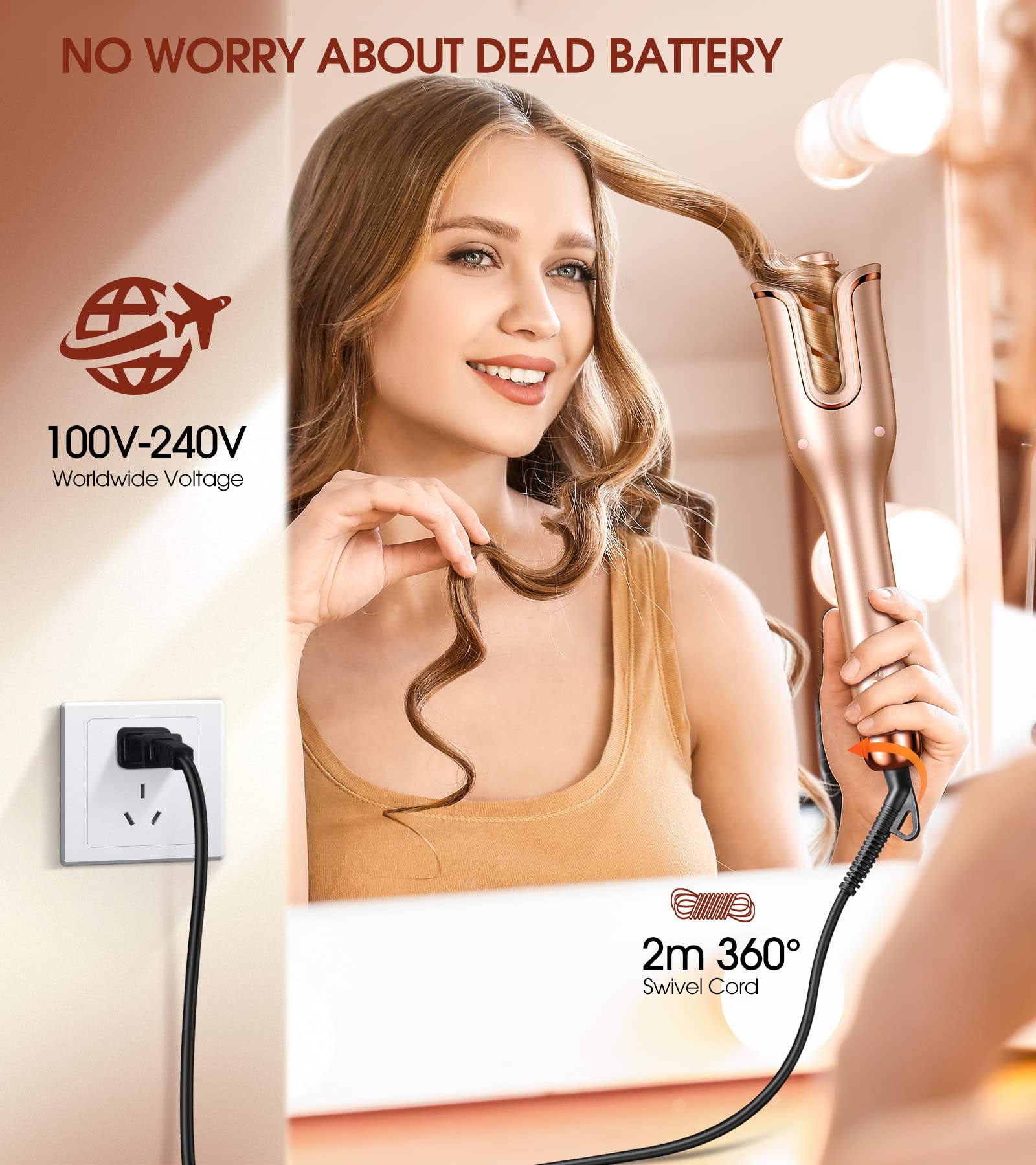 Follexmoe anti-tangle motor reduces snags during use.
