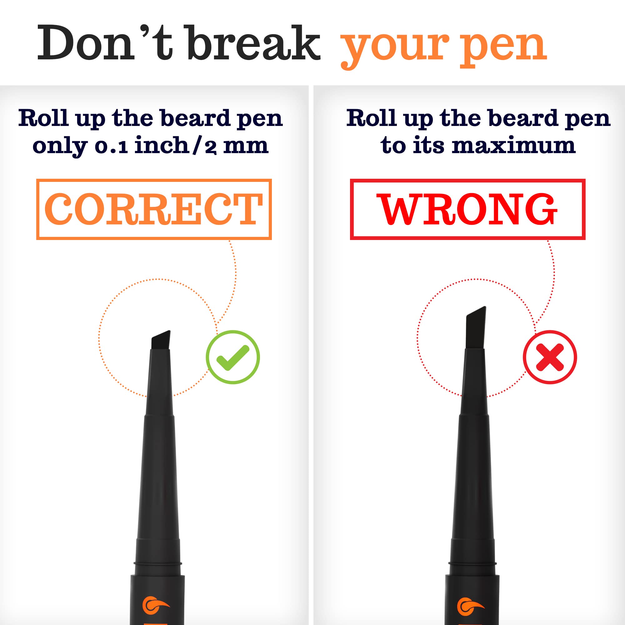 FOLLICLE BOOSTER beard-pen-filler waterproof cap demonstrates sweat-proof hold for long-lasting coverage during workouts
