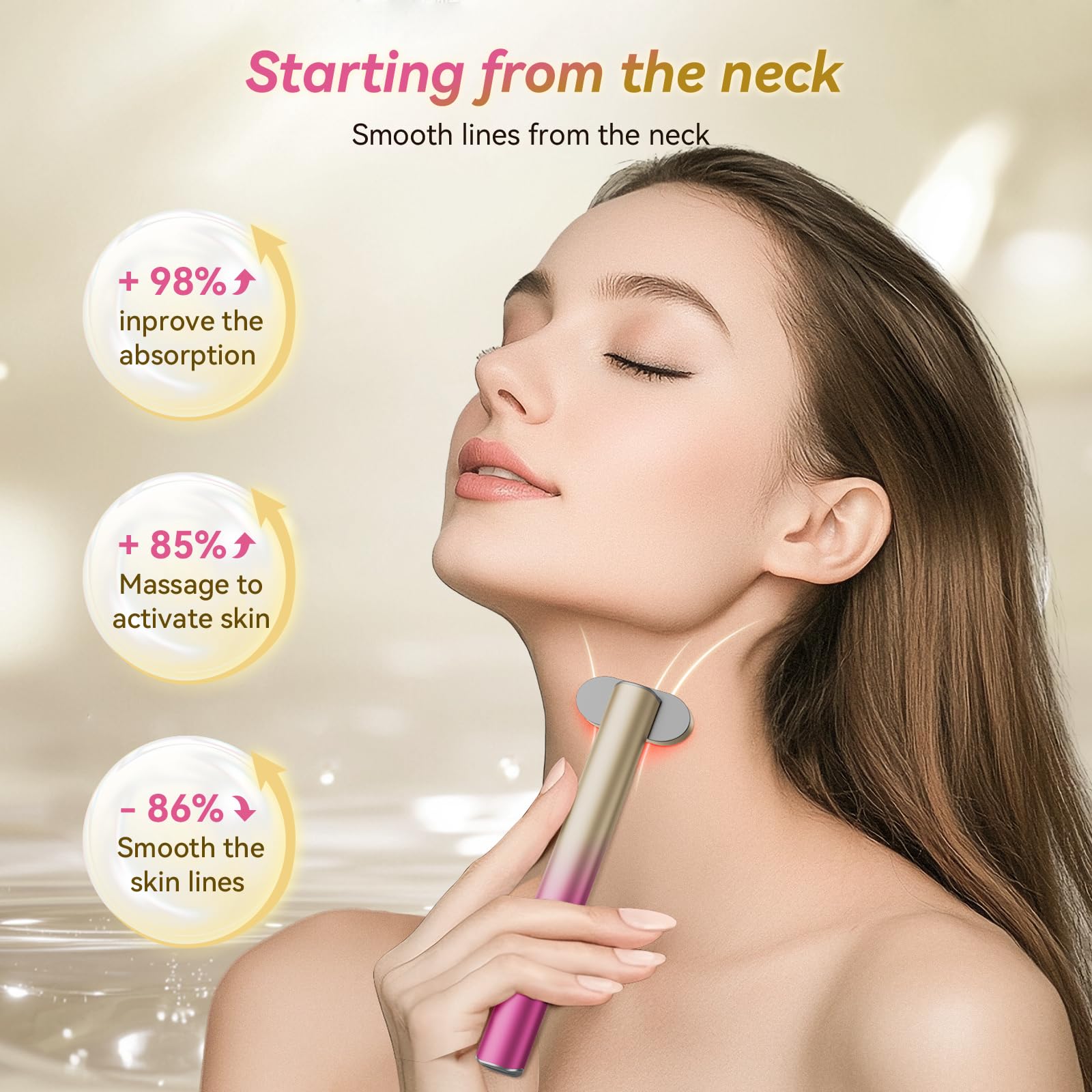 FOLOKE portable case setup highlights travel-friendly skincare on the go.