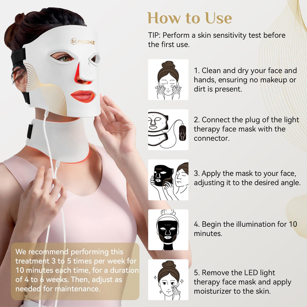 FOLOKE mask interior and exterior silicone surfaces touch the skin gently.