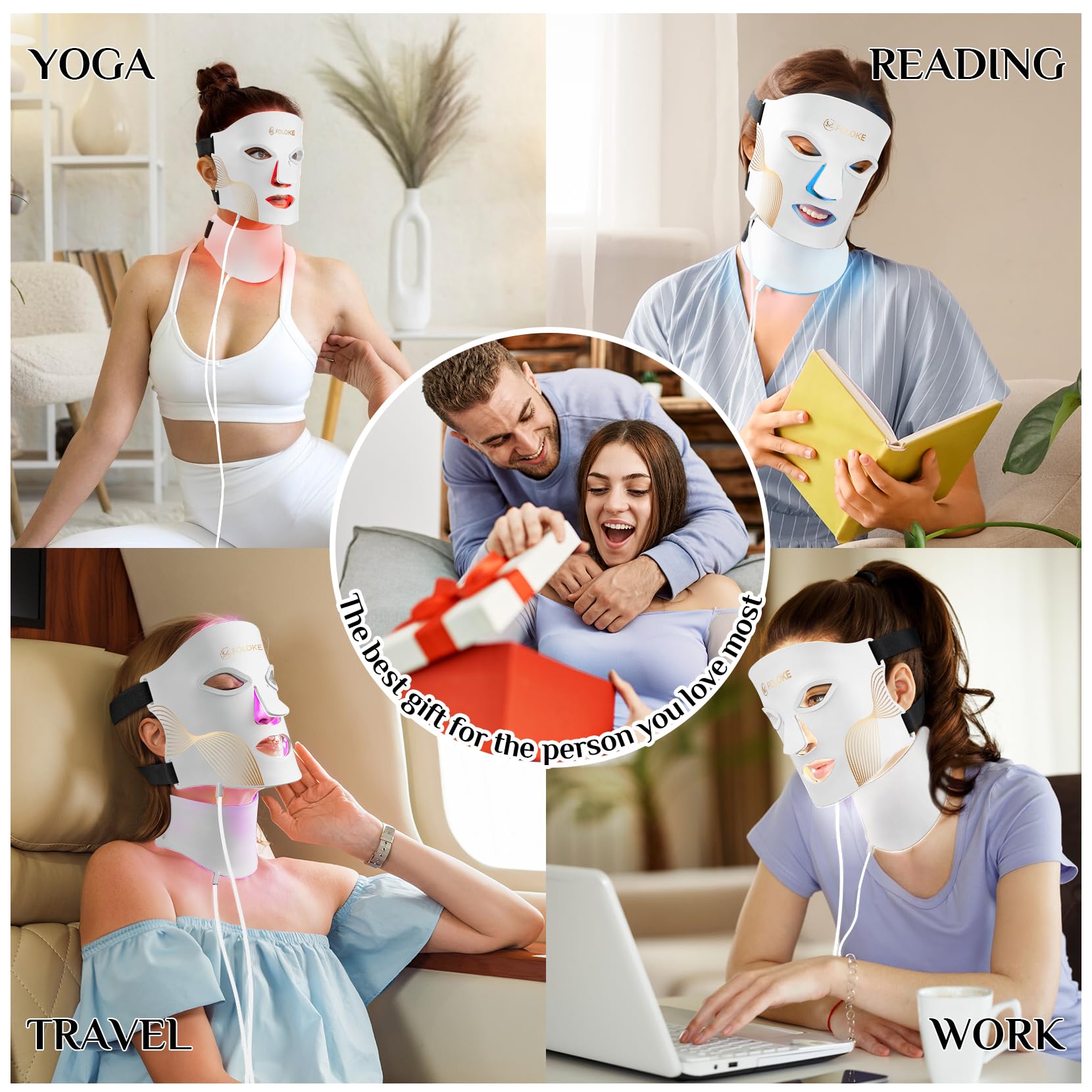 FOLOKE silicone mask close-up emphasizes soft, flexible material for comfort.