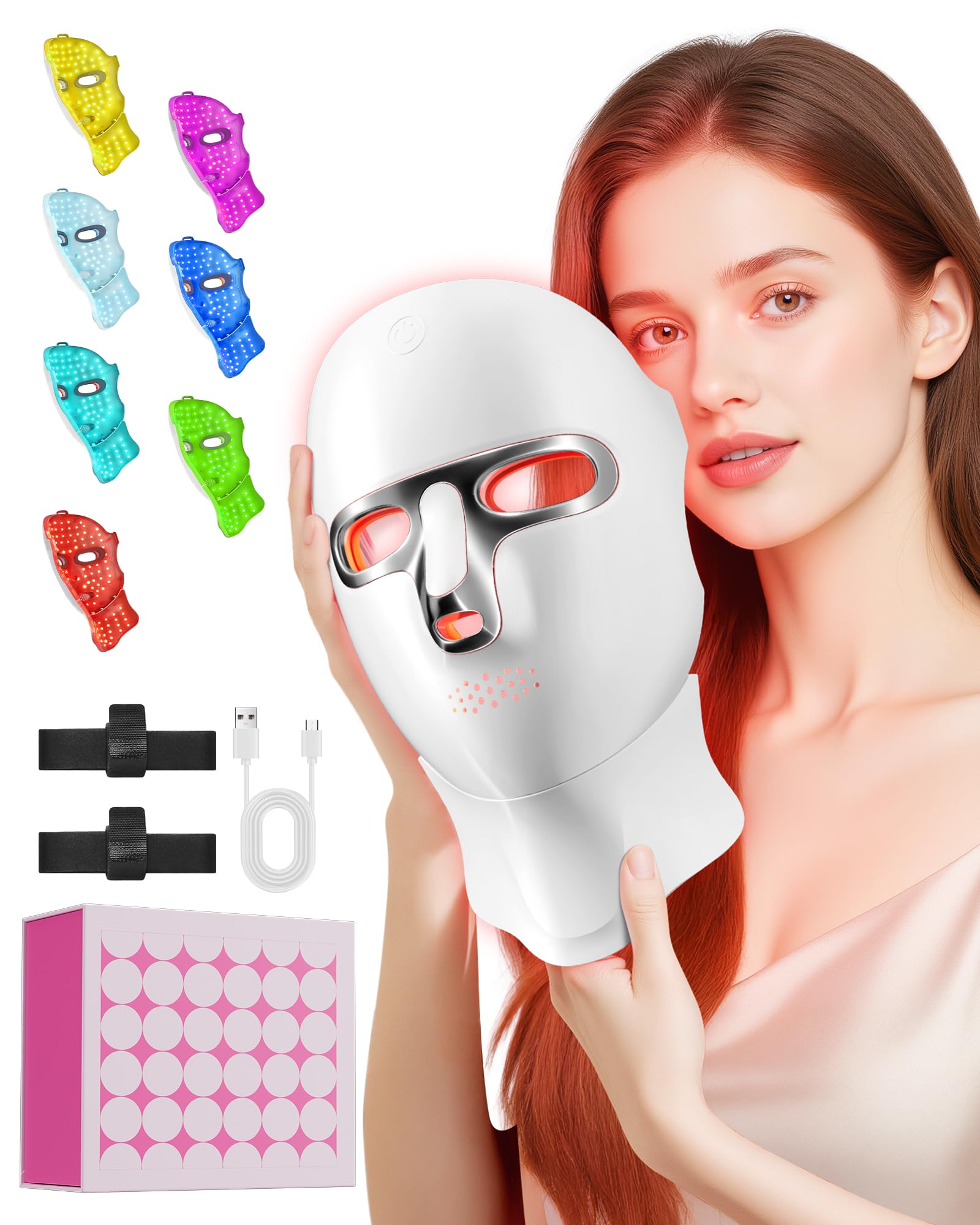 FOLOKE USB-C rechargeable design shown for travel-friendly skincare sessions