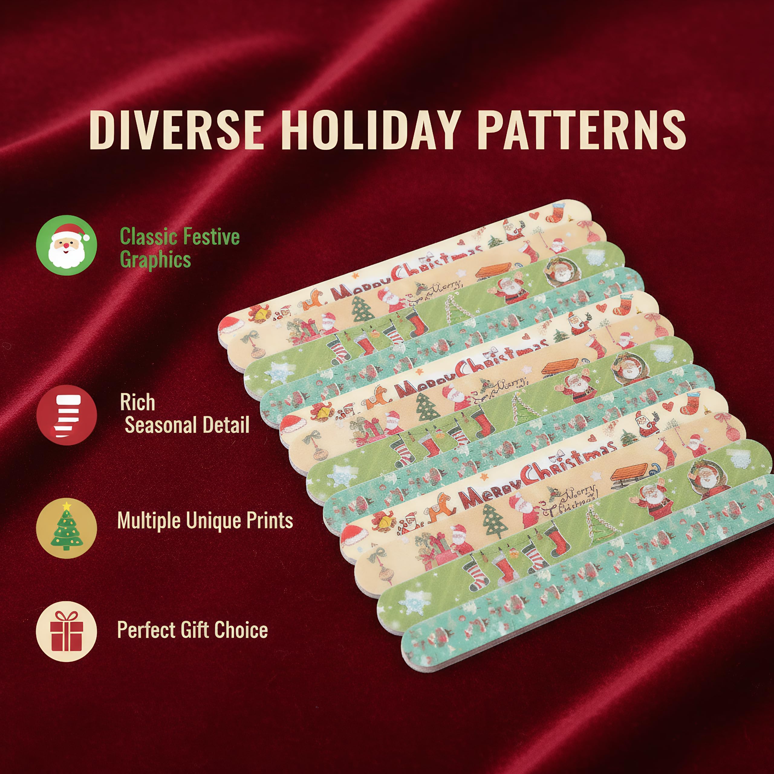 FOMIYES emery boards for nails showing durable filing.