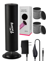 Fooseey Dermave foot callus remover corded setup enabling steady pedicure sessions.
