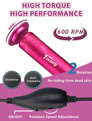 Fooseey foot file dual rotation modes in action for versatility