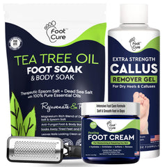 Foot Cure exfoliator file removes dead skin for smoother feet