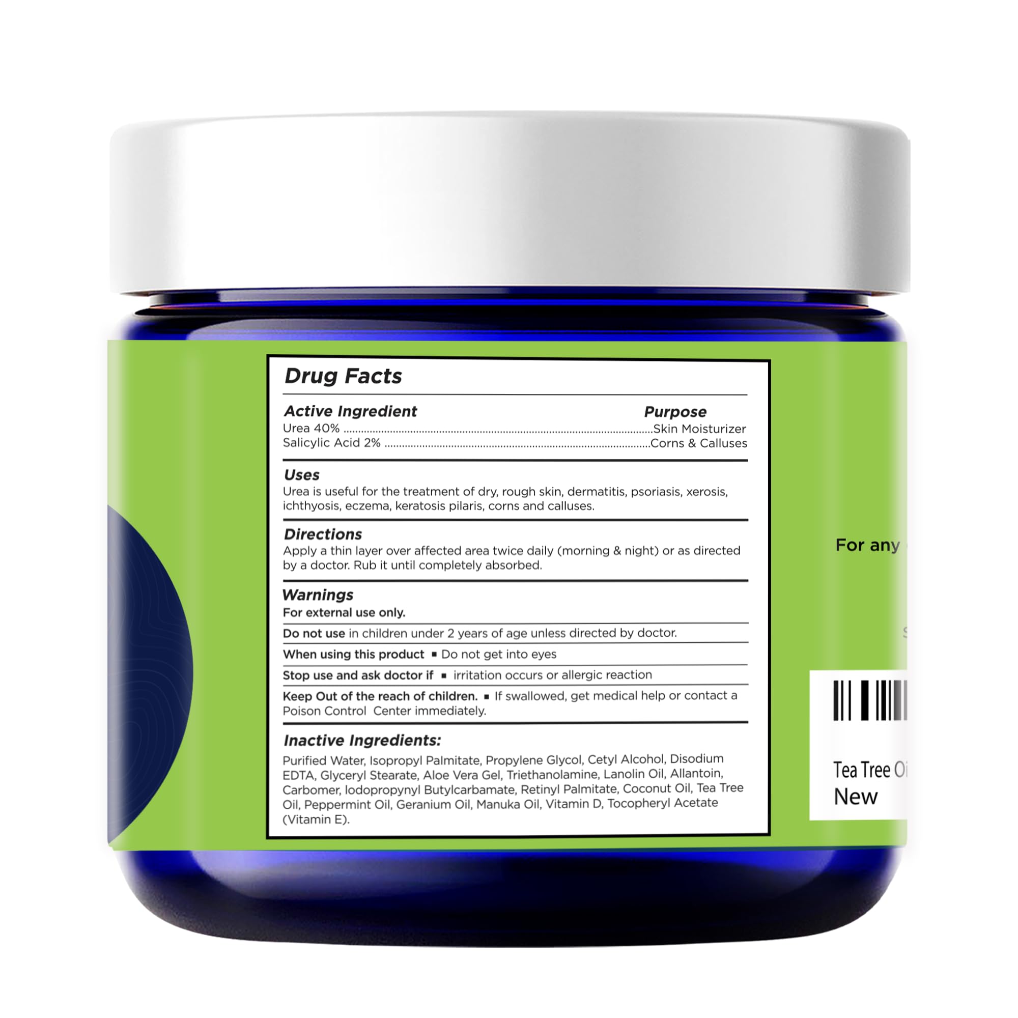 Foot Cure Tea Tree Oil Foot Cream heel and callus removal focus for smoother feet.
