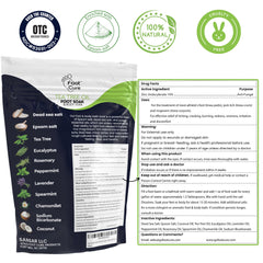 Foot Cure Tea Tree Oil Foot Soak ingredients highlight Epsom salts and oils