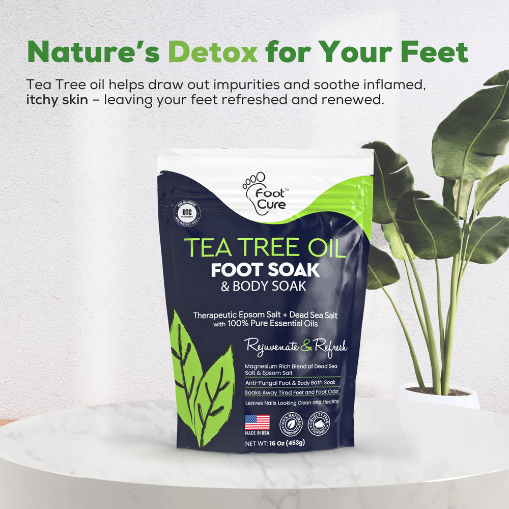 Foot Cure Tea Tree Oil Foot Soak night-use routine for relaxation