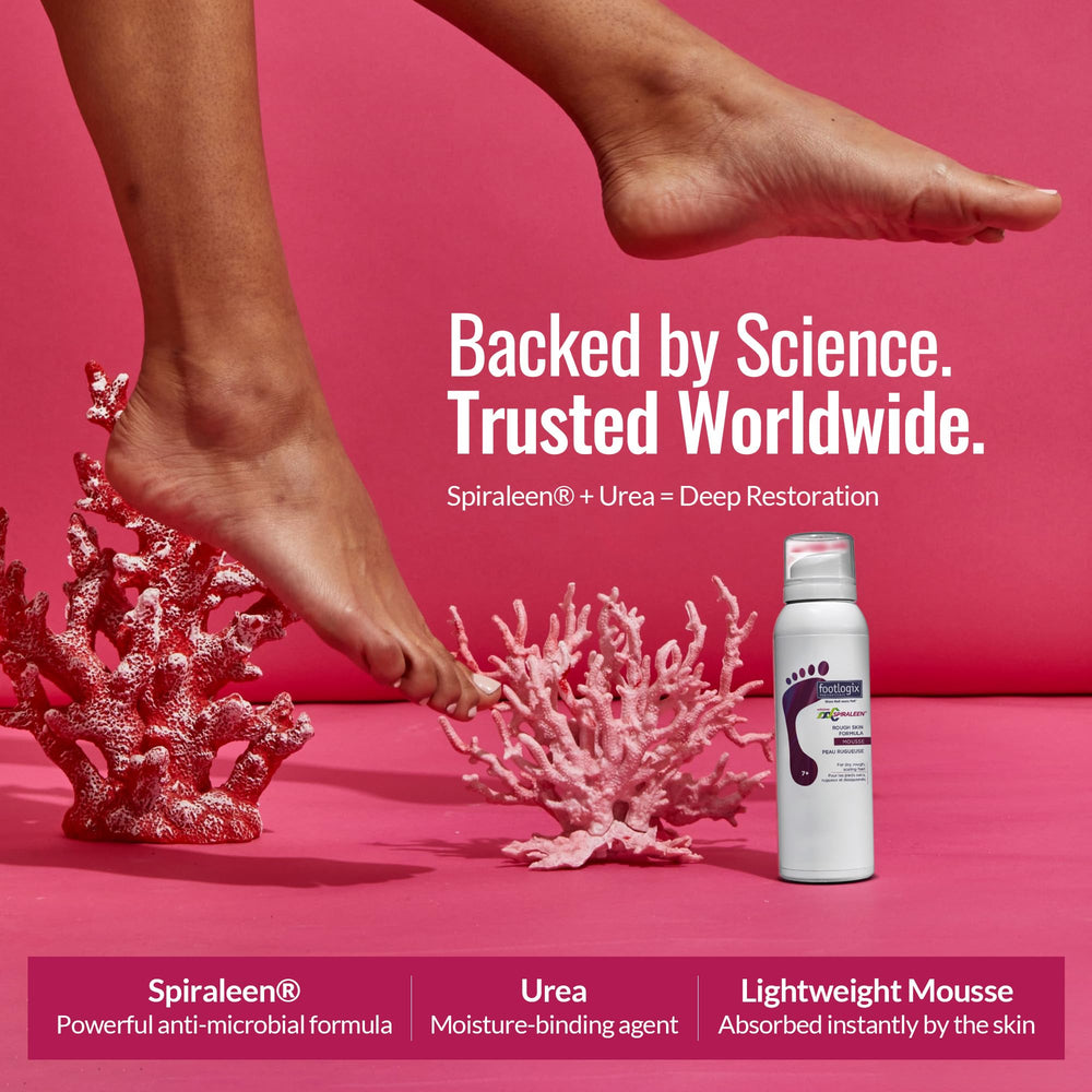 Dermal Infusion Technology concept image for Footlogix rough skin care