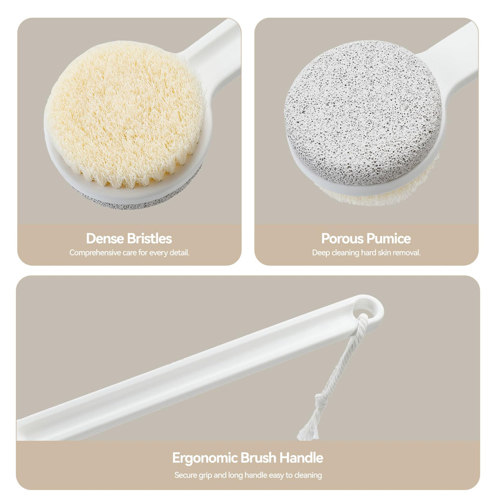 Foot Pumice Stone 2-in-1 for versatile wet and dry foot care.