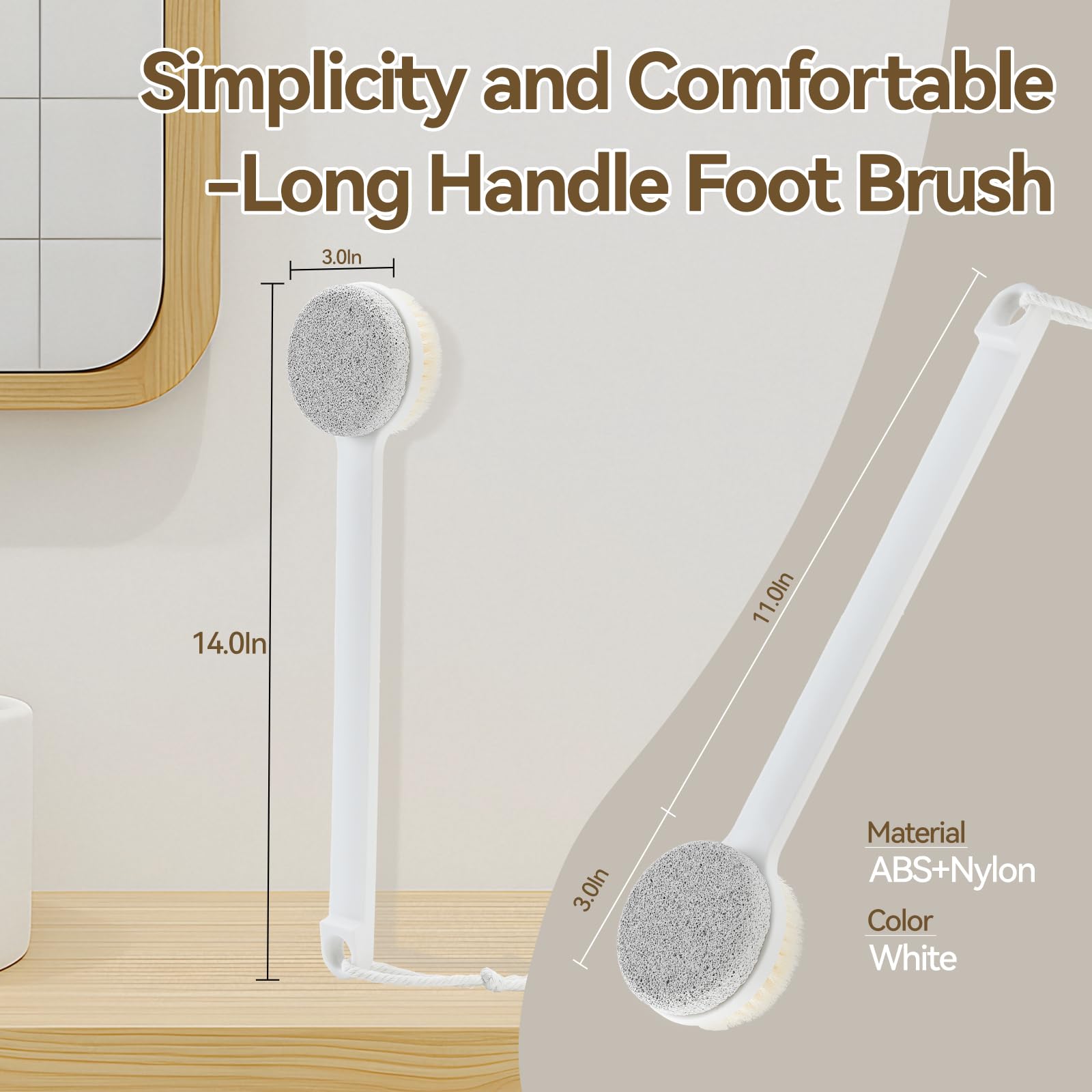 Foot Pumice Stone removes dead skin and calluses with precision.