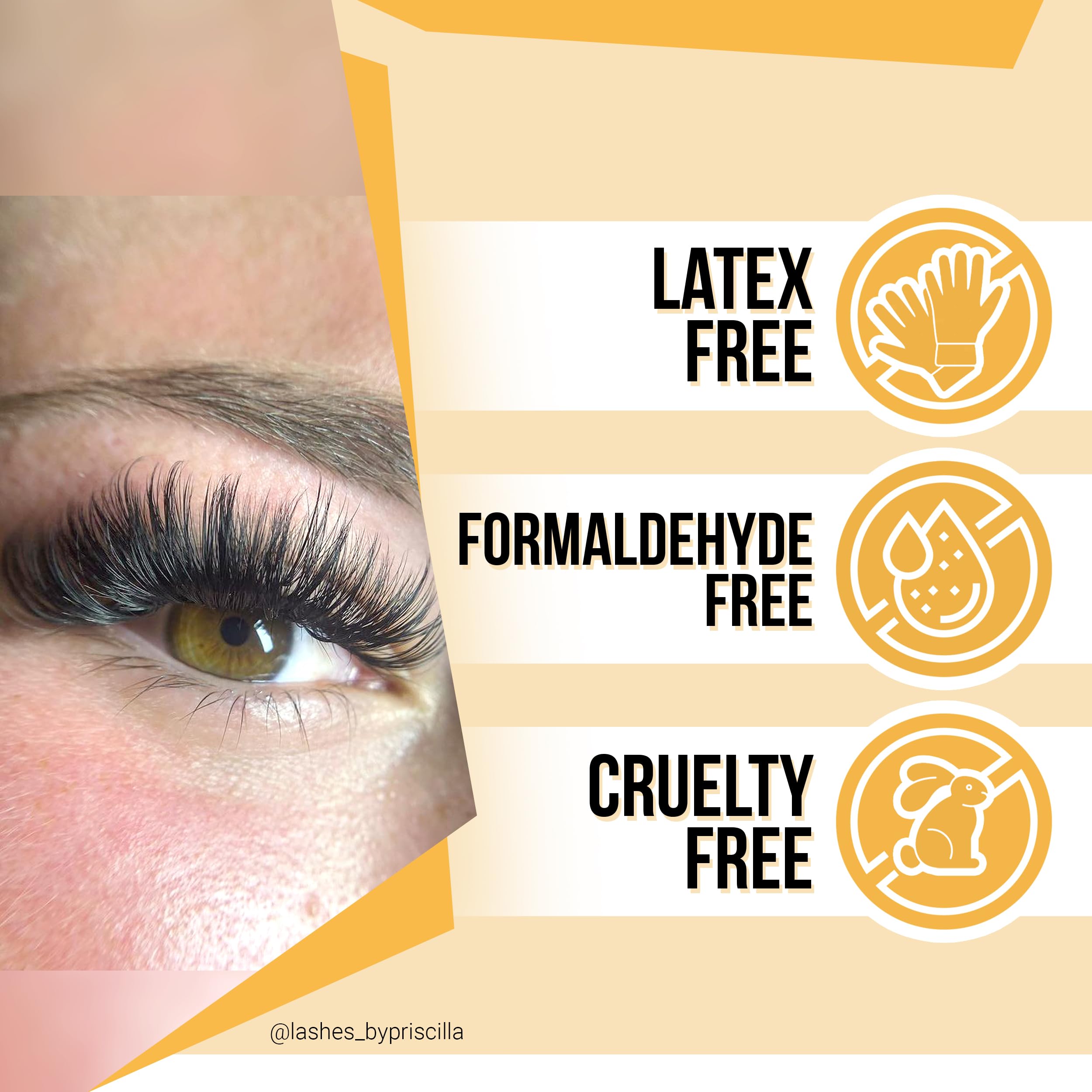 Forabeli Pro Care professional lash kit with sealed bottle freshness