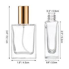 Foraineam square design close-up highlights elegant bottle shape and durability