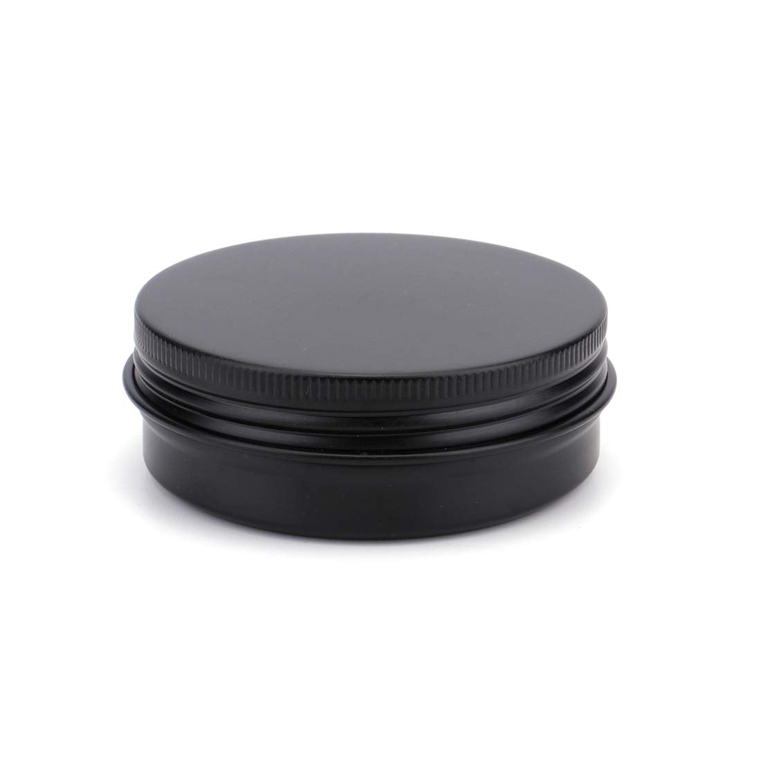 Foraineam matte black tin lid closeup highlighting secure screw-top closure