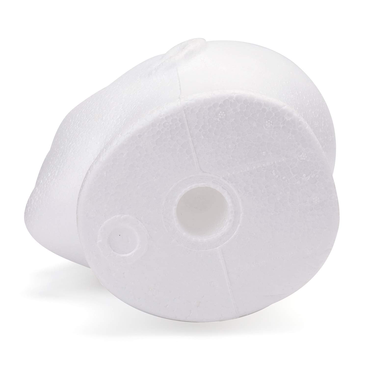 Foraineam compact foam head ideal for travel-ready wig display and storage.
