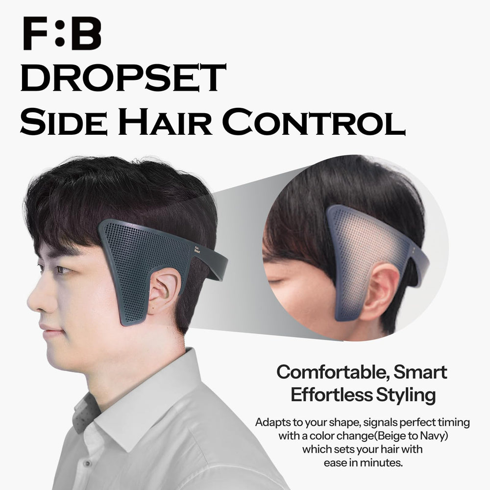 FORBEAUT DropSet heat-guide-chameleon shows color change for safer styling.