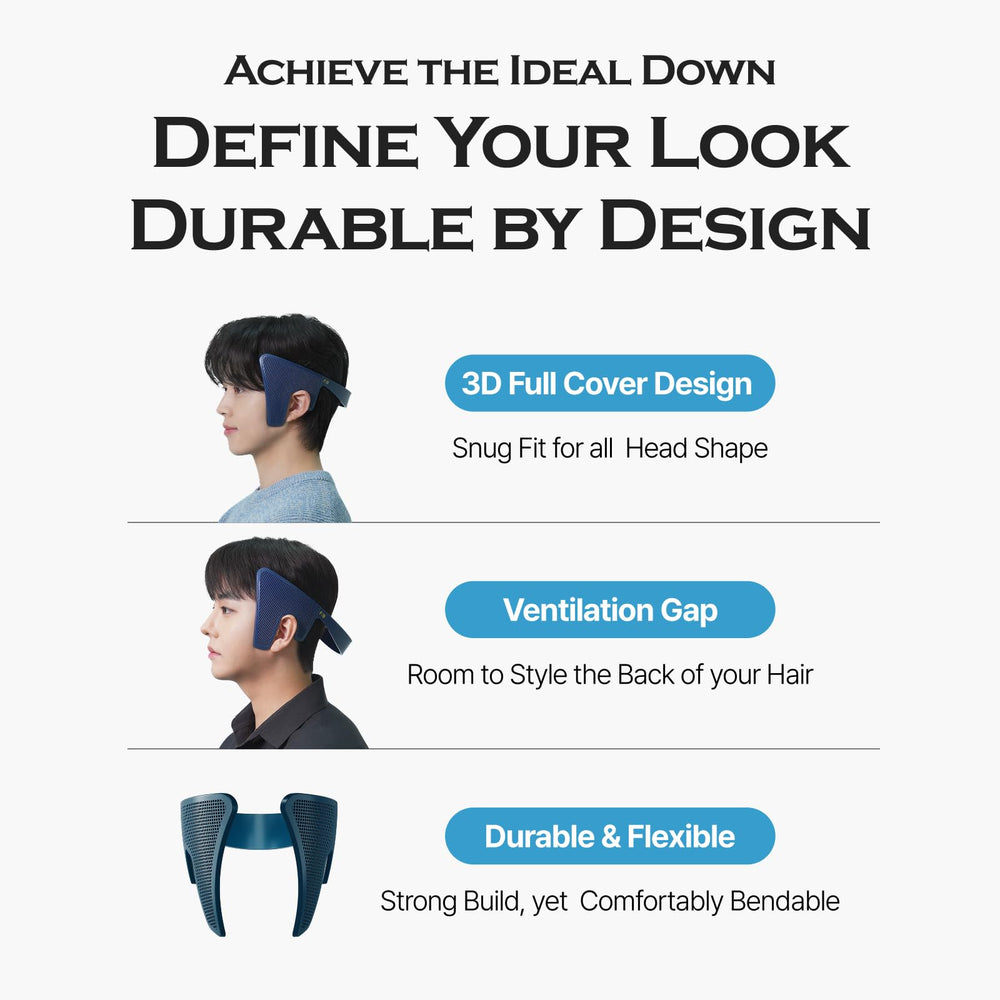 FORBEAUT DropSet sideburn-taming close-up shows controlled grooming.