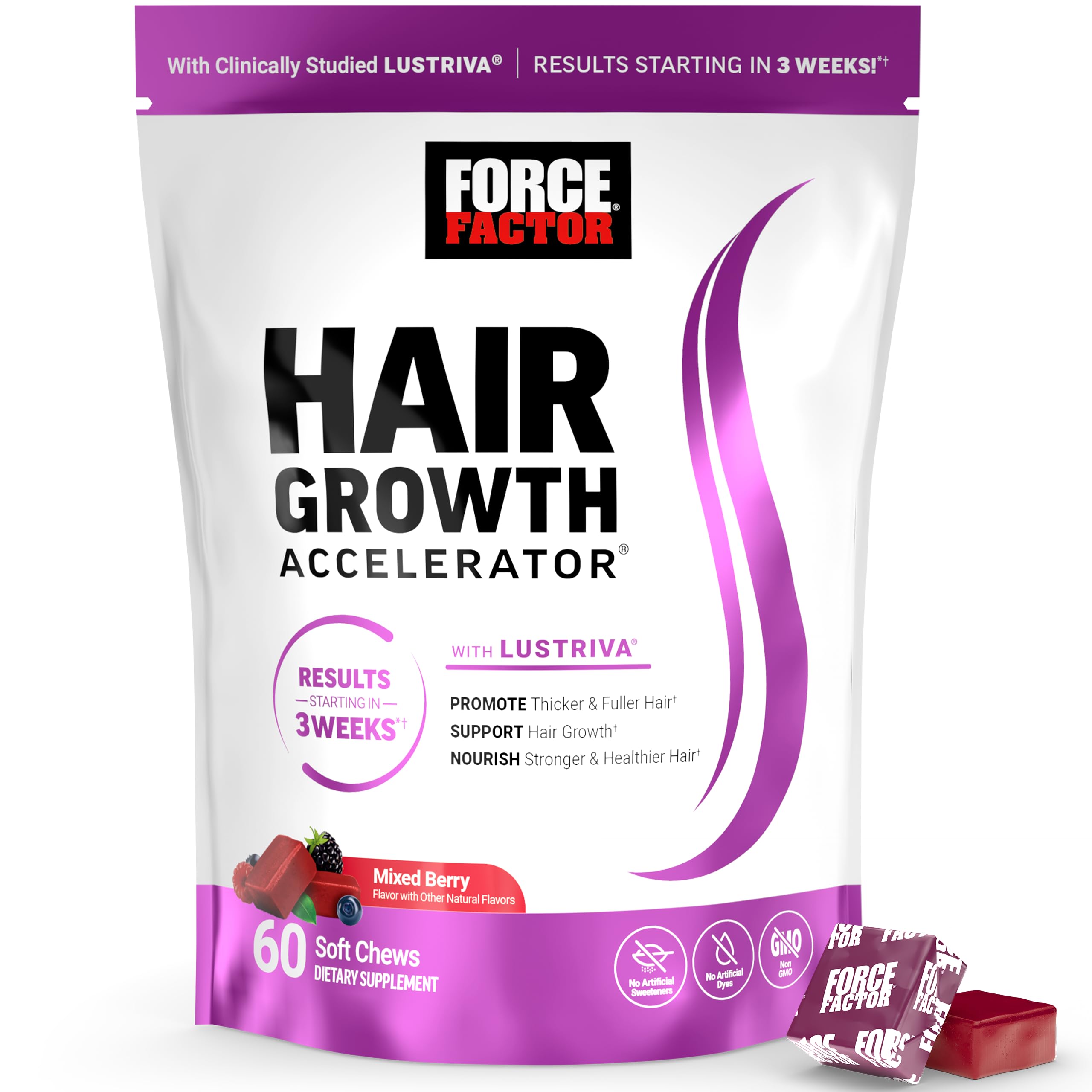 Force Factor front packaging showing product benefits and branding