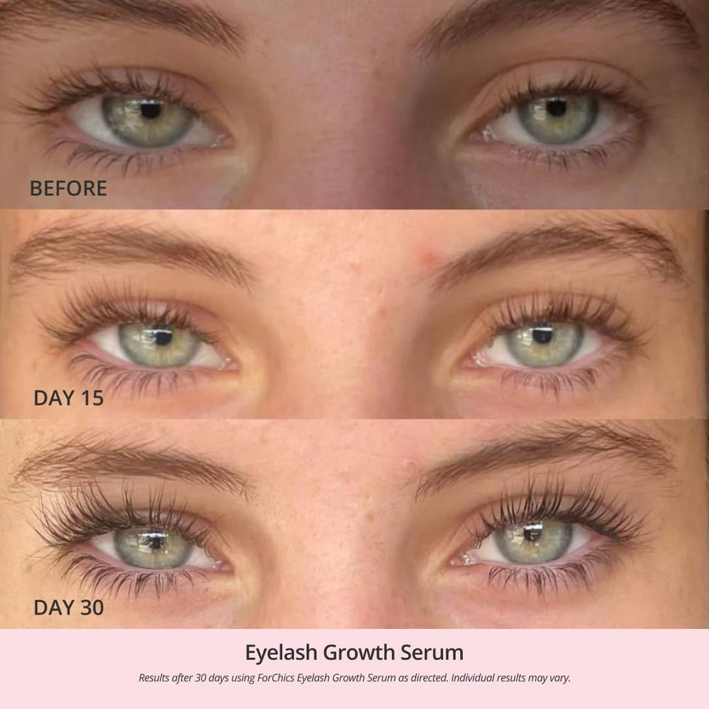 ForChics applicator tip gliding on lashes enables precise daily use