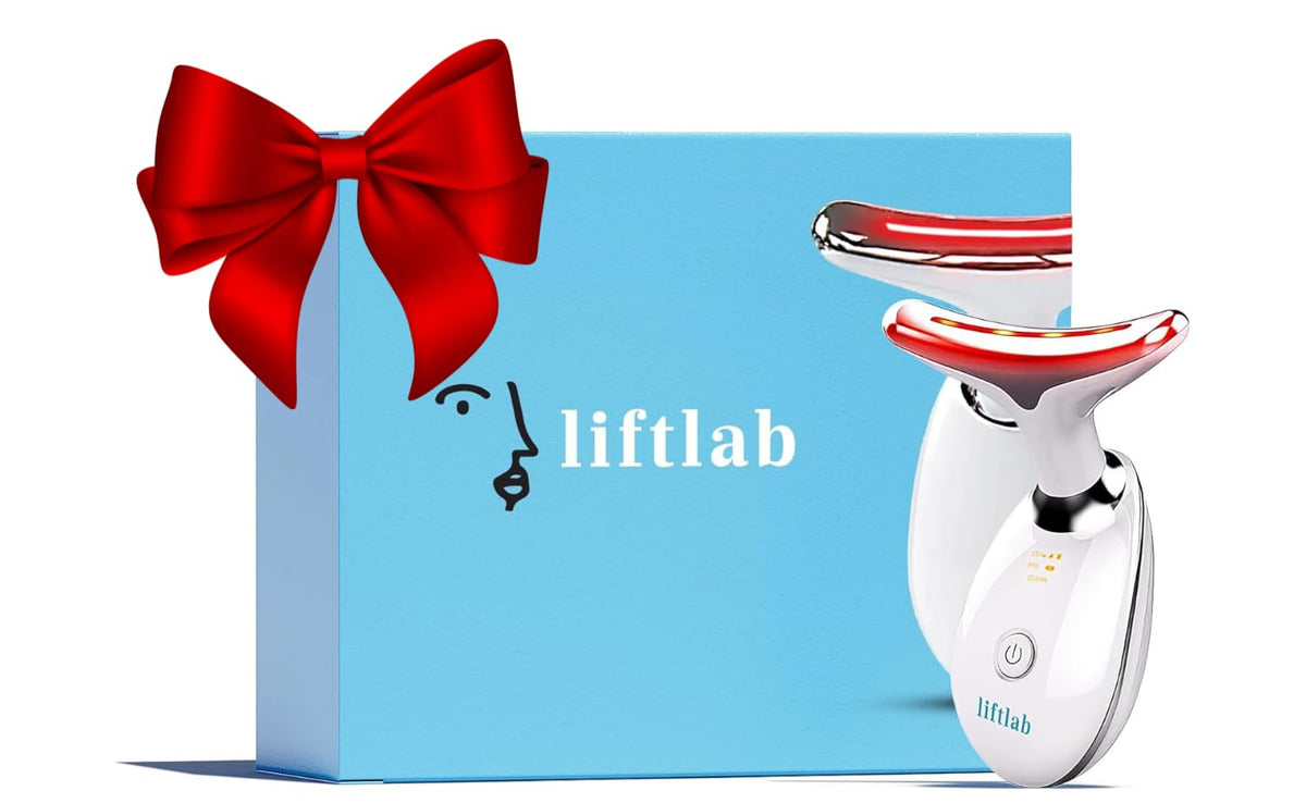Forchics LiftLab red-light therapy on face enhances potential anti-aging and skin rejuvenation.