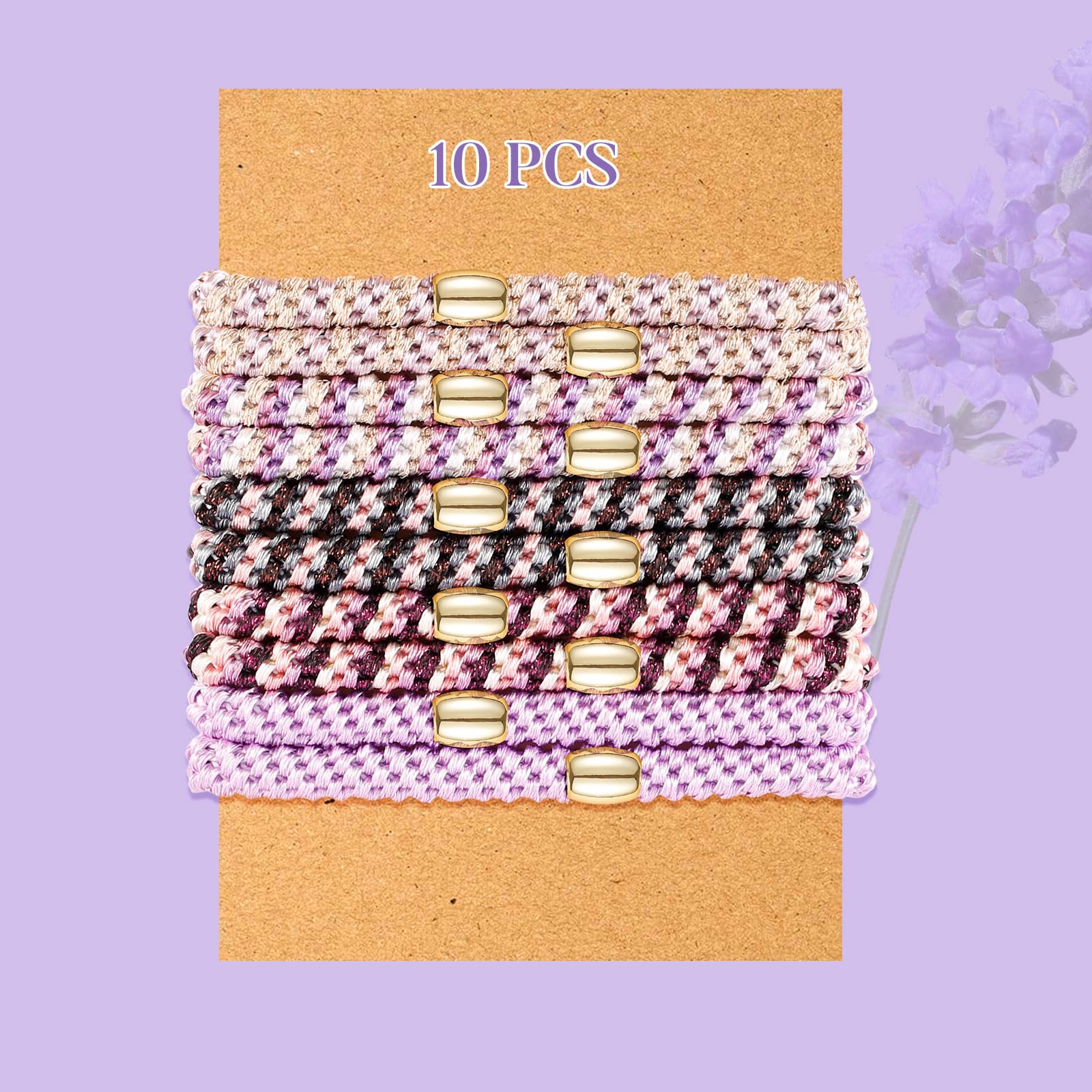Forenee hair ties daily-use in yoga or study sessions keeps hairstyles intact.