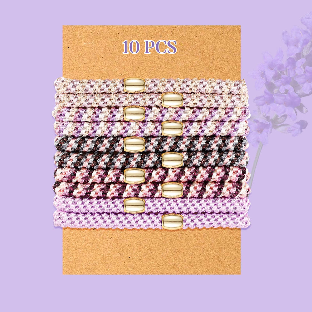 Forenee hair ties daily-use in yoga or study sessions keeps hairstyles intact.